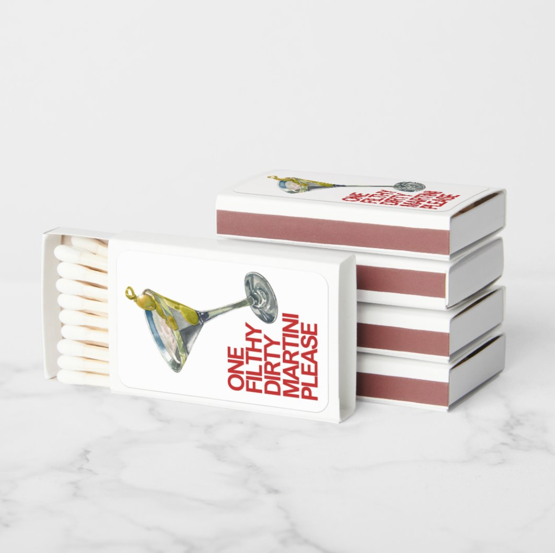 Dirty Martini Matchbox