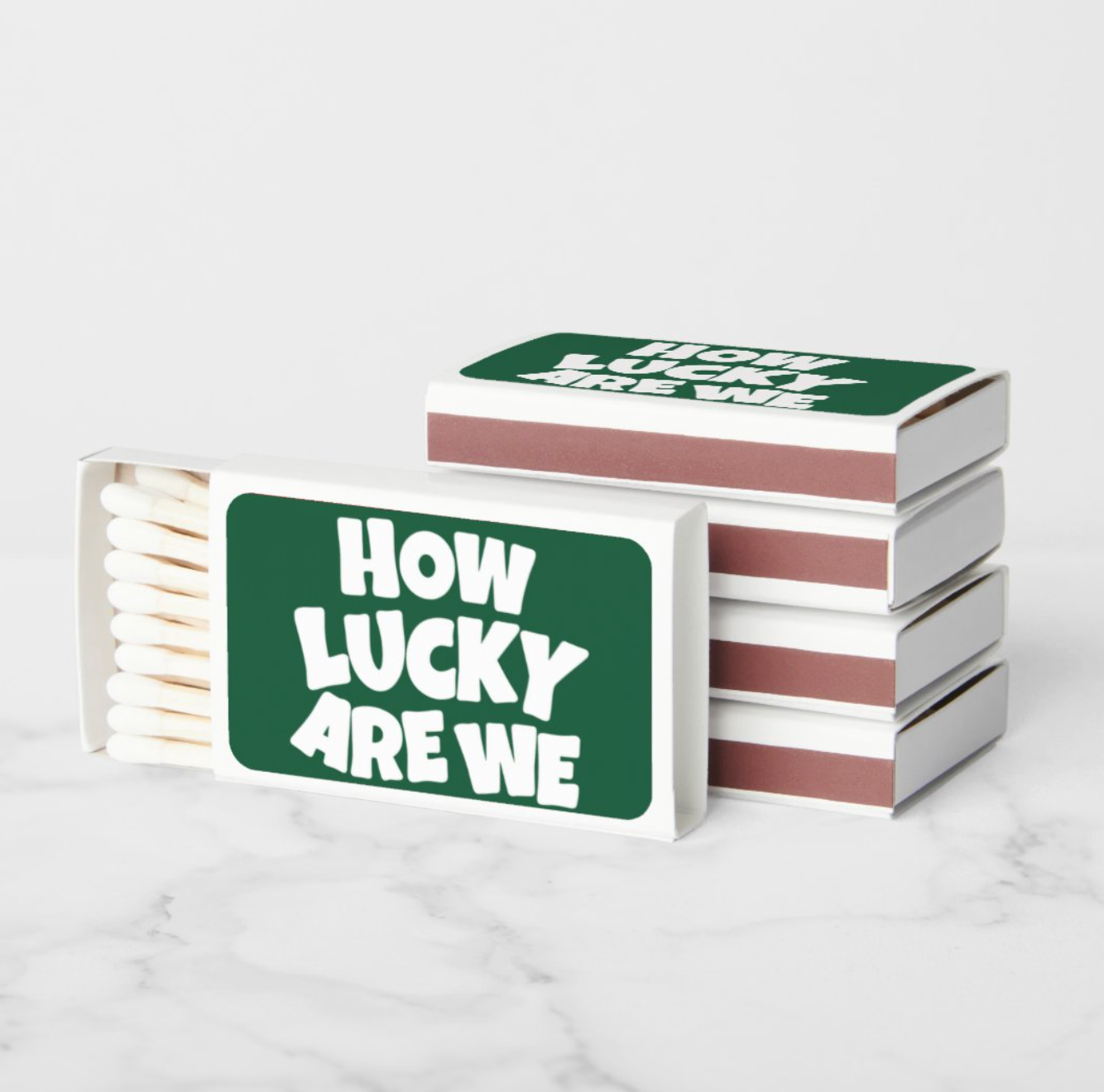 How Lucky Are We Matchbox