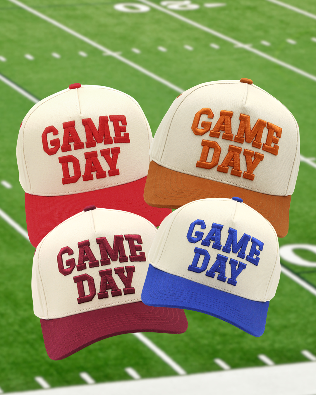 Game Day Trucker Hat | Embroidered Hat