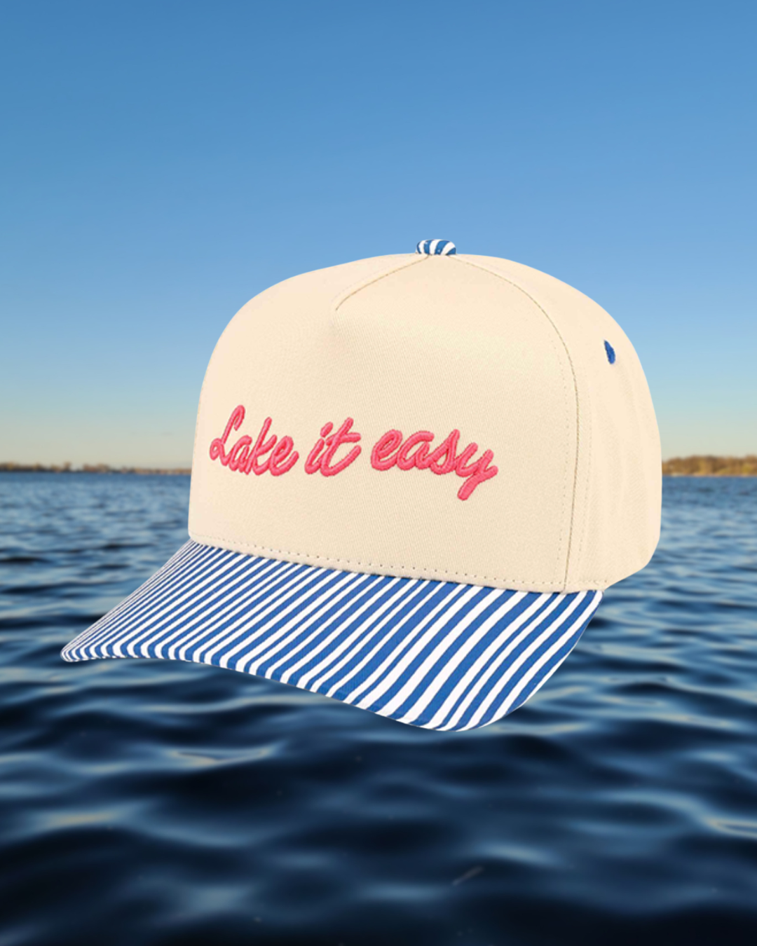 Lake It Easy Trucker Hat | Embroidered Hat