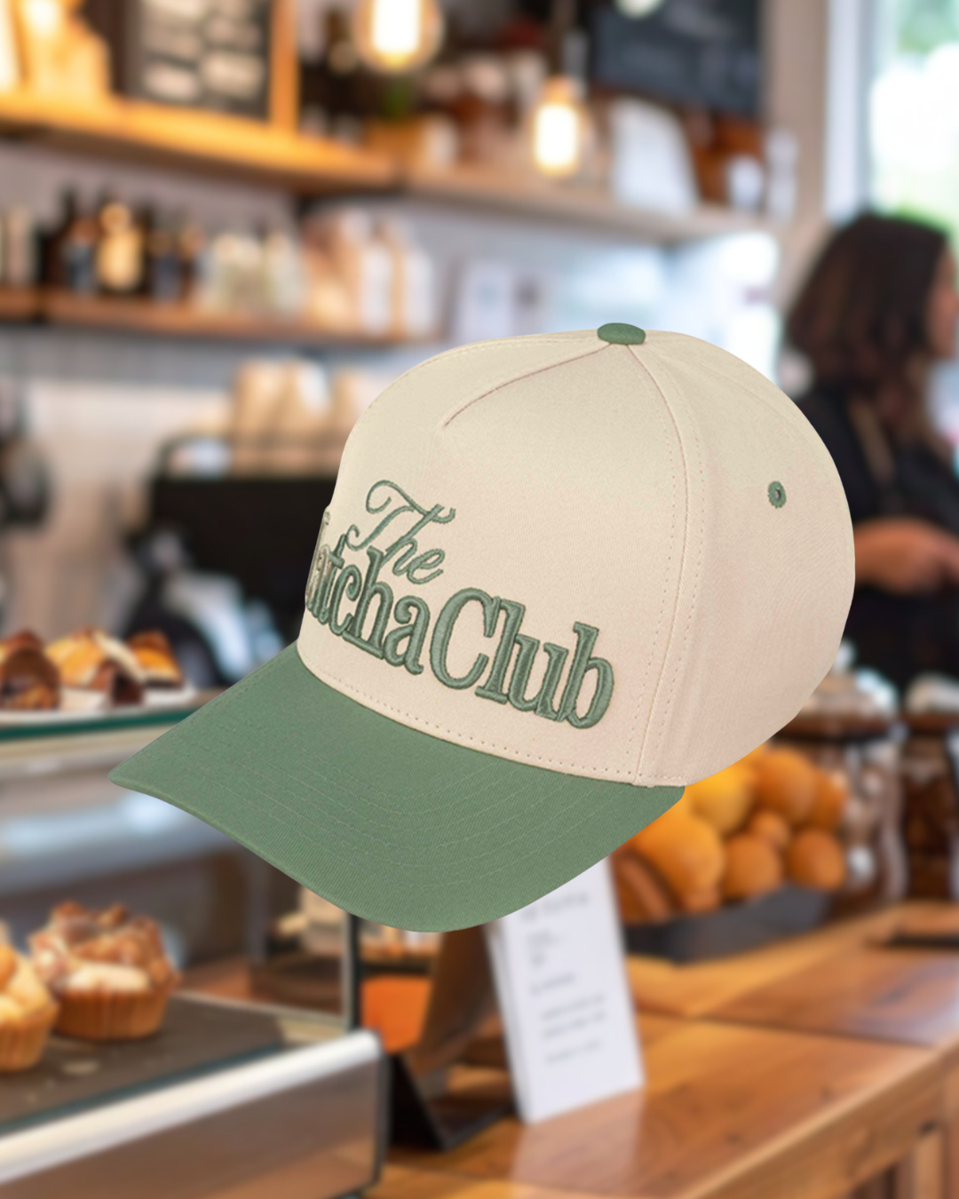 Matcha Club Trucker Hat | Embroidered Hat 