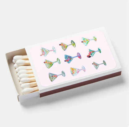 Colorful Martinis Matchbox