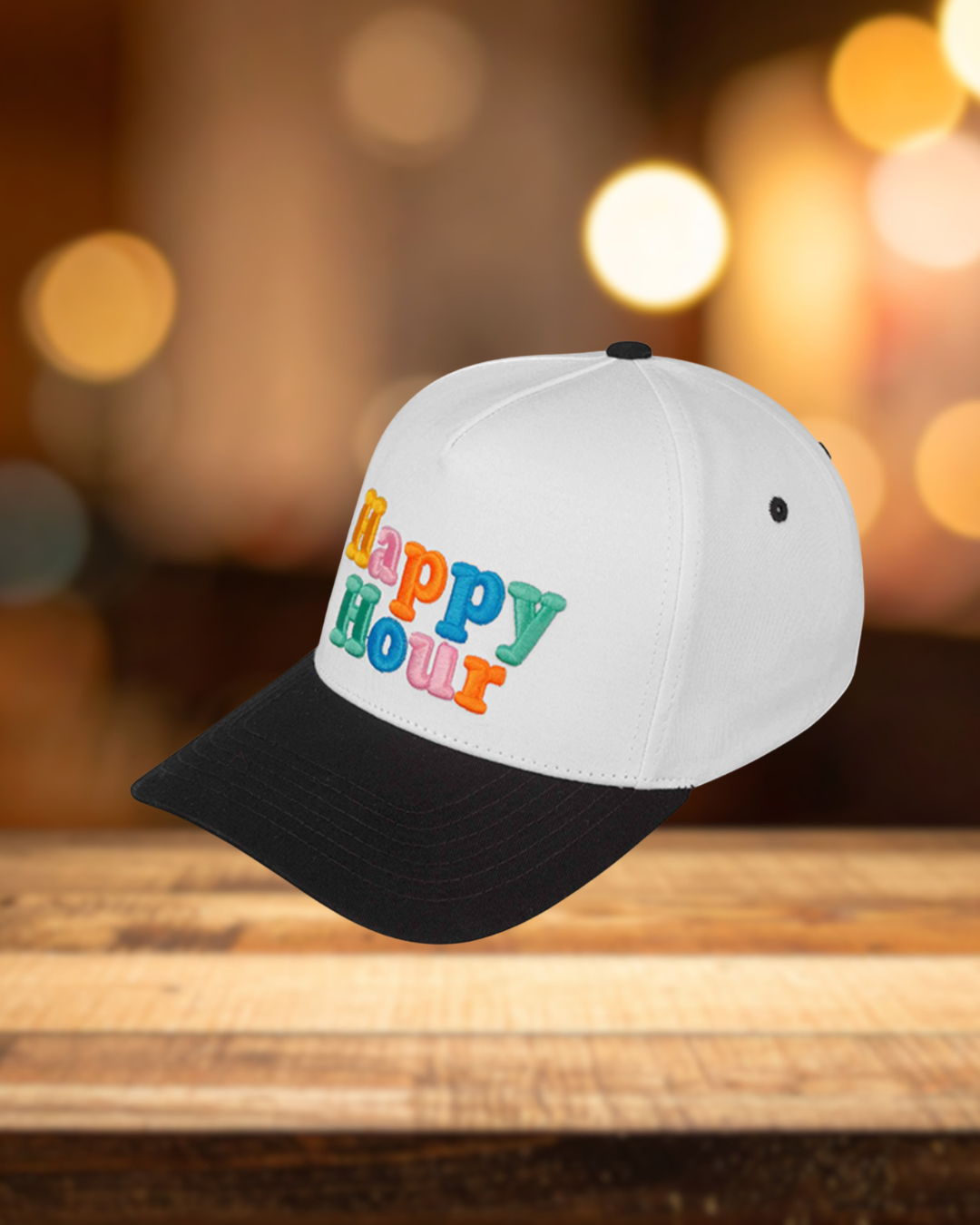 Happy Hour Trucker Hat | Embroidered Hat