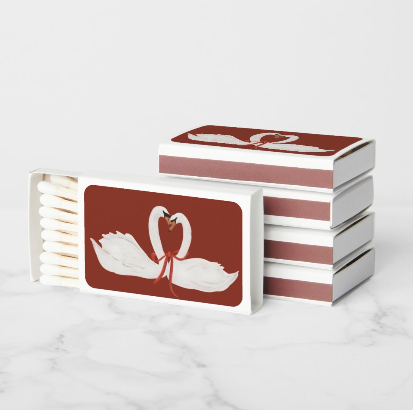 Swan Matchbox