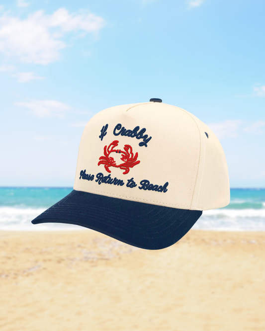 Please Return to the Beach Trucker Hat | Embroidered Hat