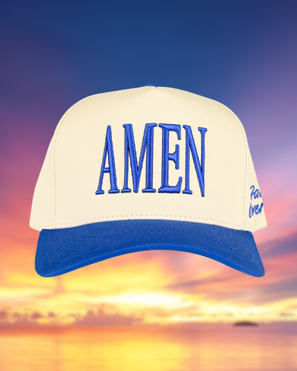 Amen Faith Over Fear Trucker Hat | Embroidered Hat