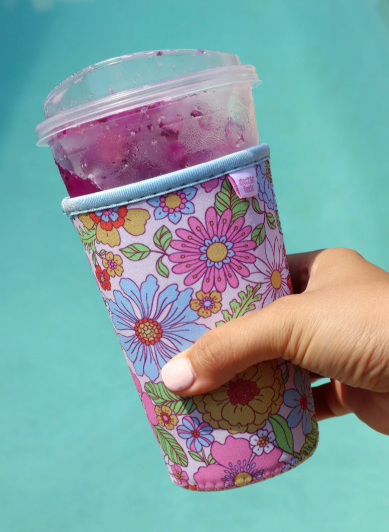 Colorful Flowers Coffee Cooler