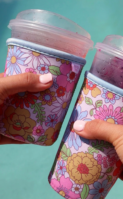 Colorful Flowers Coffee Cooler