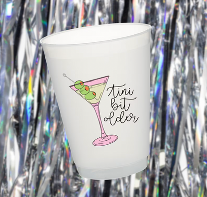 Tini Bit Older Frosted Birthday Cups