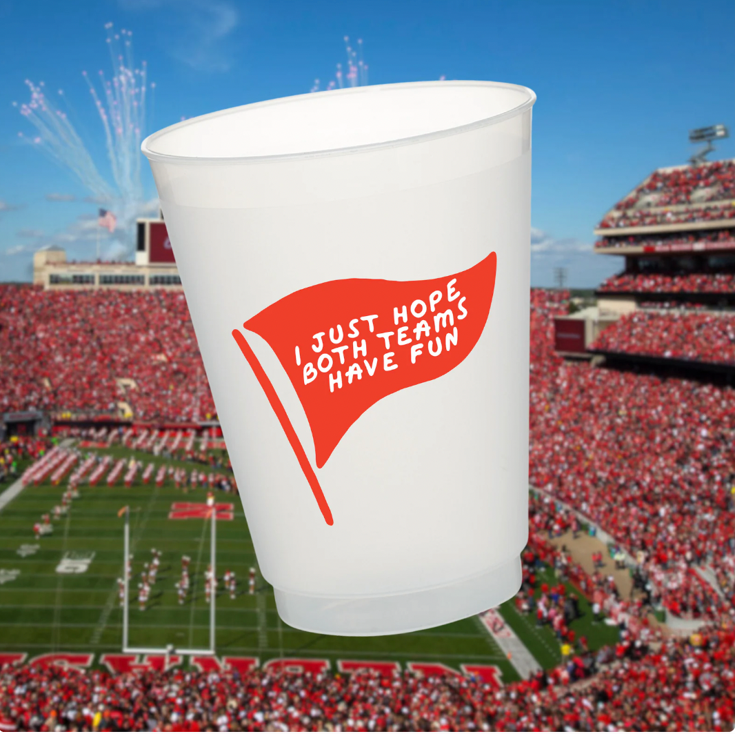 Game Day Tailgate Frosted Cups