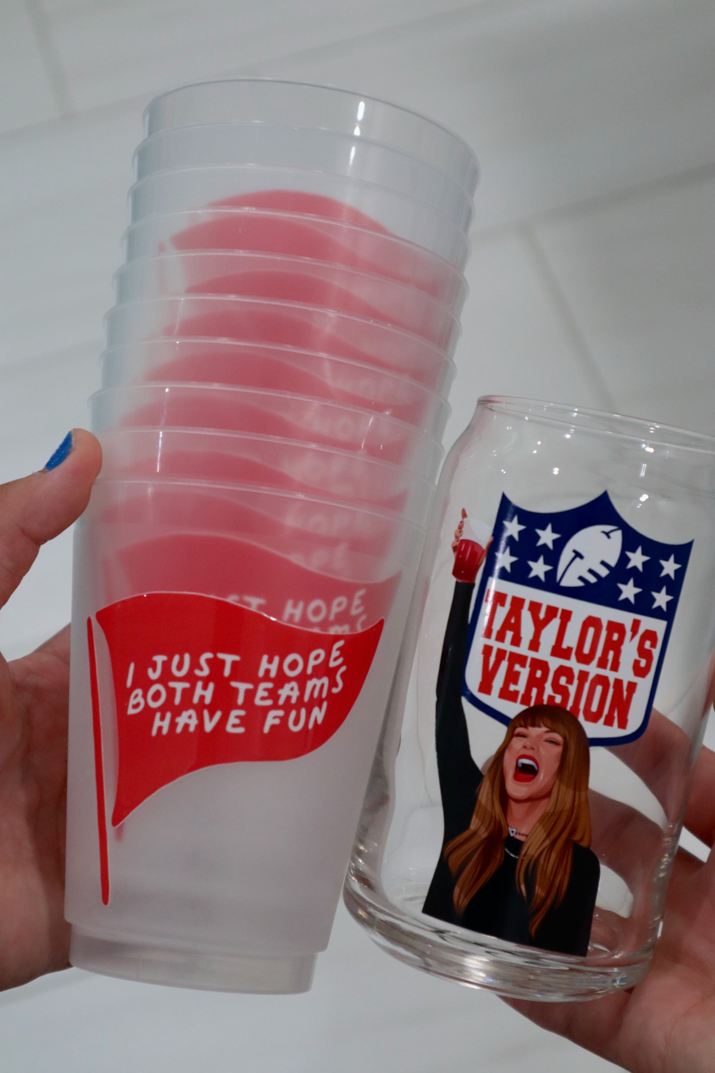 Game Day Tailgate Frosted Cups